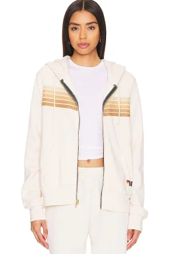 5 Stripe Zip Hoodie
