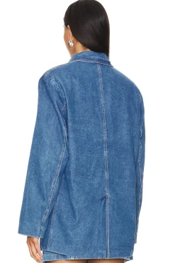 Abi Denim Oversized Blazer