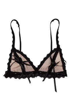 AFTER MIDNIGHT Tulle Peek-A-Boo Bra