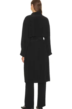 Airy Double Breasted Trench Coat