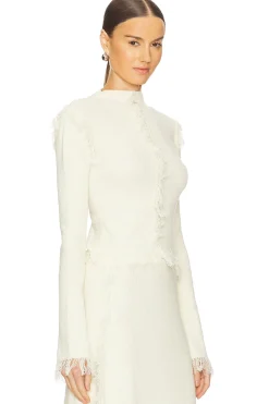 Albi Fringe Knit Top