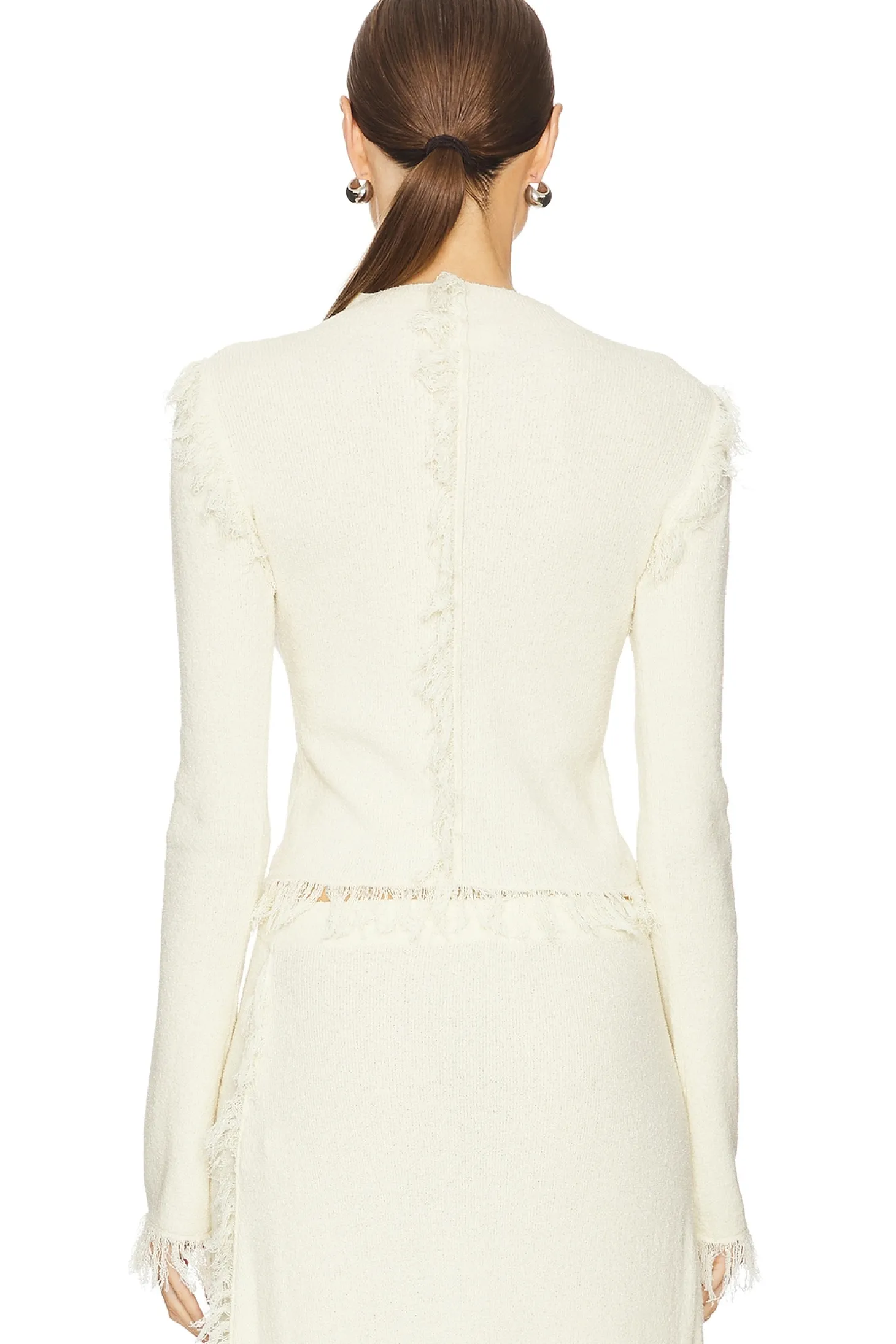 Albi Fringe Knit Top