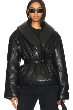 Alex Faux Leather Jacket