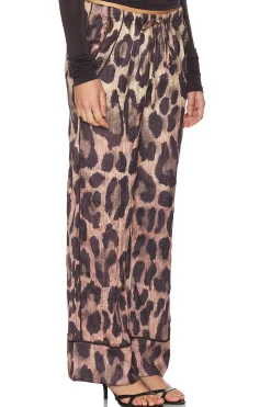 All Out Satin Leopard Pant