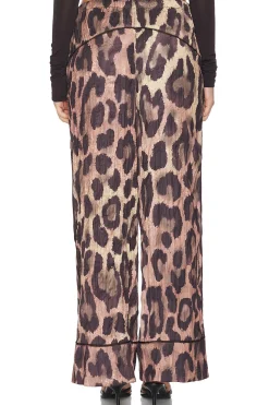 All Out Satin Leopard Pant