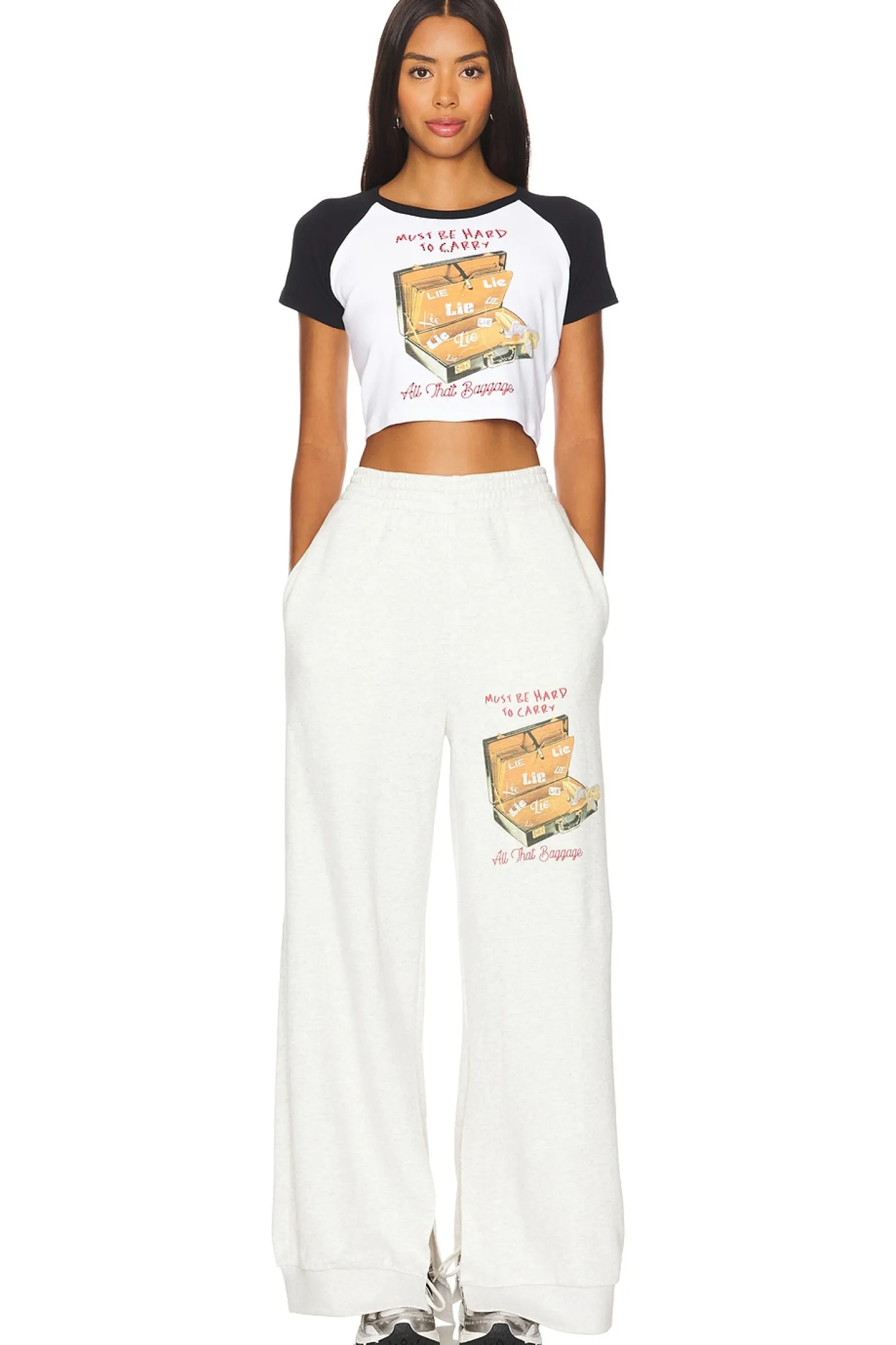 All That Baggage Terry Natural Sweatpants