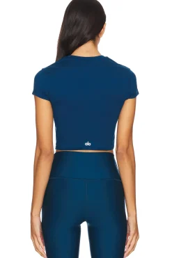 Alosoft Crop Finesse Short Sleeve