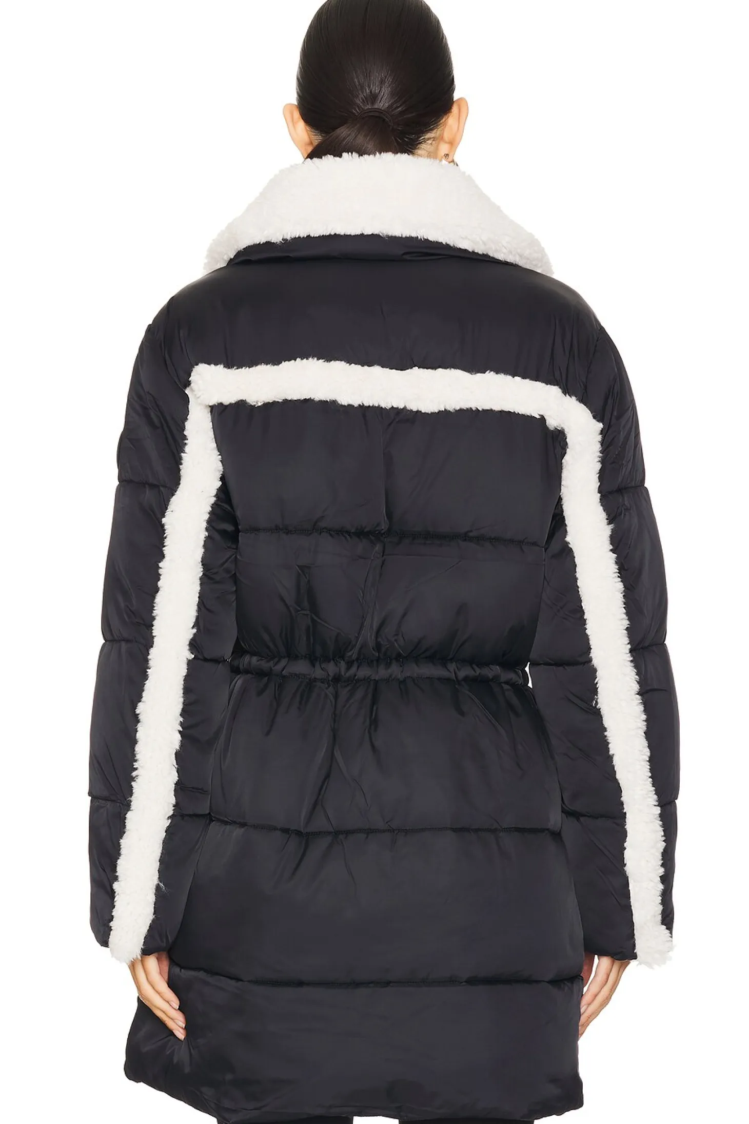 Amal Plush Seam Puffer Coat