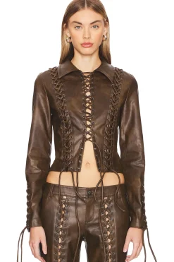 Amantilla Faux Leather Jacket