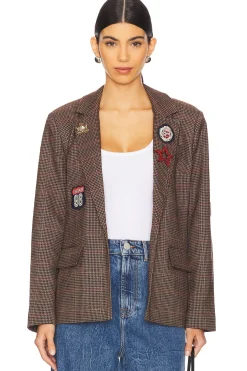 Amari Plaid Dickie Blazer