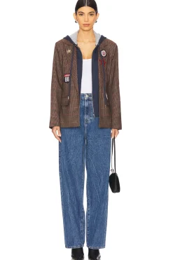 Amari Plaid Dickie Blazer