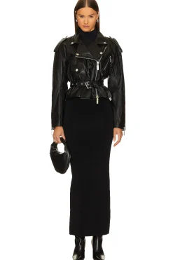 Ambrosia Leather Moto Jacket