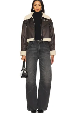 Amelia Faux Leather Jacket