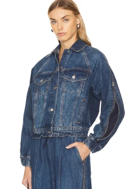 Amie Zippered Sleeve Jacket