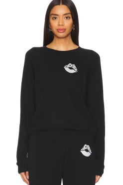 Anela Raglan F U Bear Crew Neck