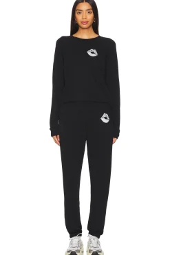 Anela Raglan F U Bear Crew Neck