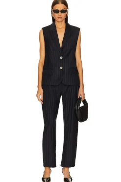 Arley Pinstripe Boy Blazer Vest