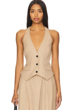 Asher Tailored Open Back Vest
