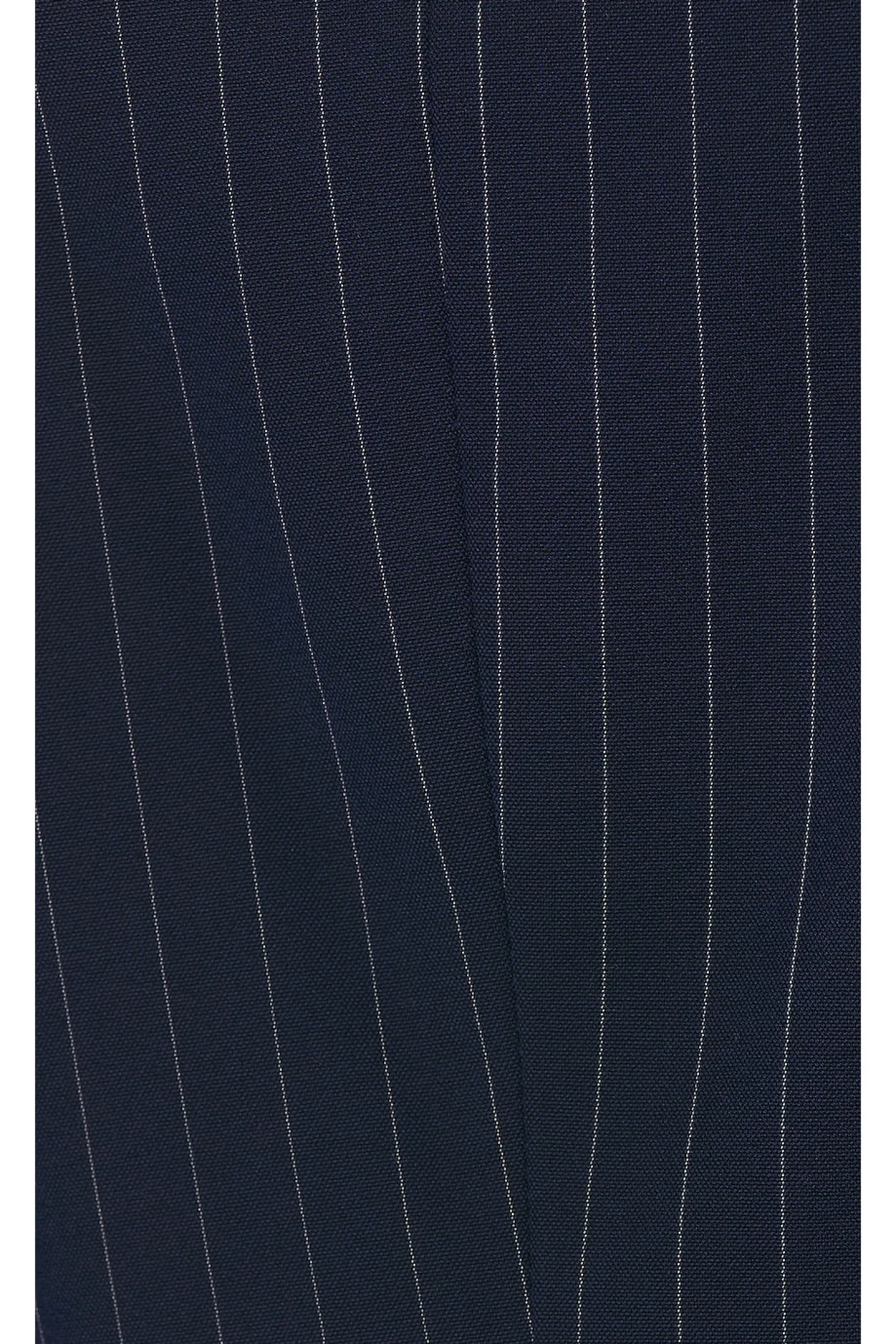 Asymmetric Pin Stripe Vest