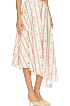 Asymmetrical Midi Skirt