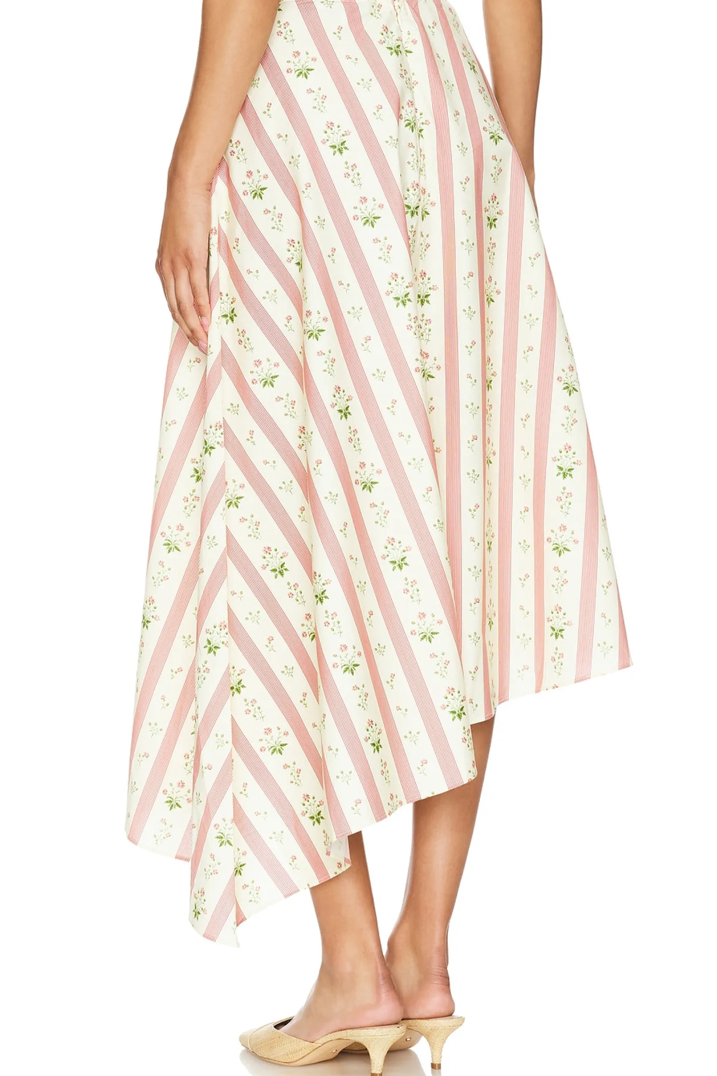 Asymmetrical Midi Skirt