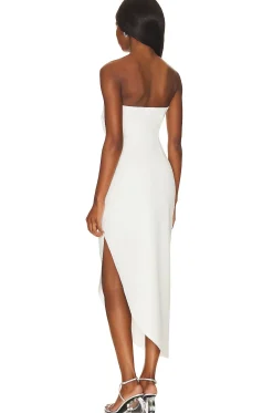 Audrina Bonded Midi Dress