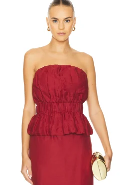 Aurelia Strapless Top