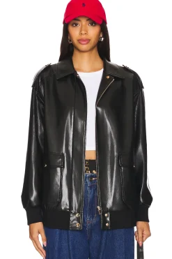 Axel Faux Leather Jacket