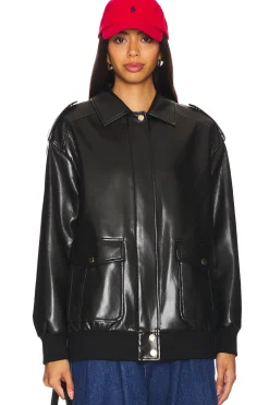 Axel Faux Leather Jacket