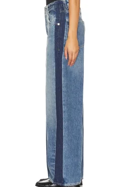 Ayla Baggy With Tuxedo Stripe