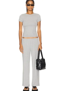 Baby Rib Scallop Pant