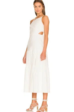 Bahati Poplin Cutout Dress