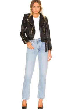 Balfern Gold Biker Jacket