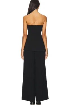 Bandeau Crepe Jumpsuit