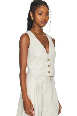 Beckett Linen Vest