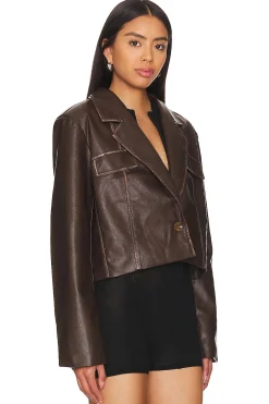 Blakely Faux Leather Jacket