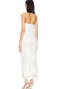 BlancaTriangle Neck Dress