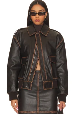 Bo Faux Leather Jacket