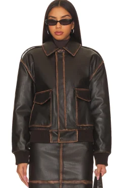 Bo Faux Leather Jacket