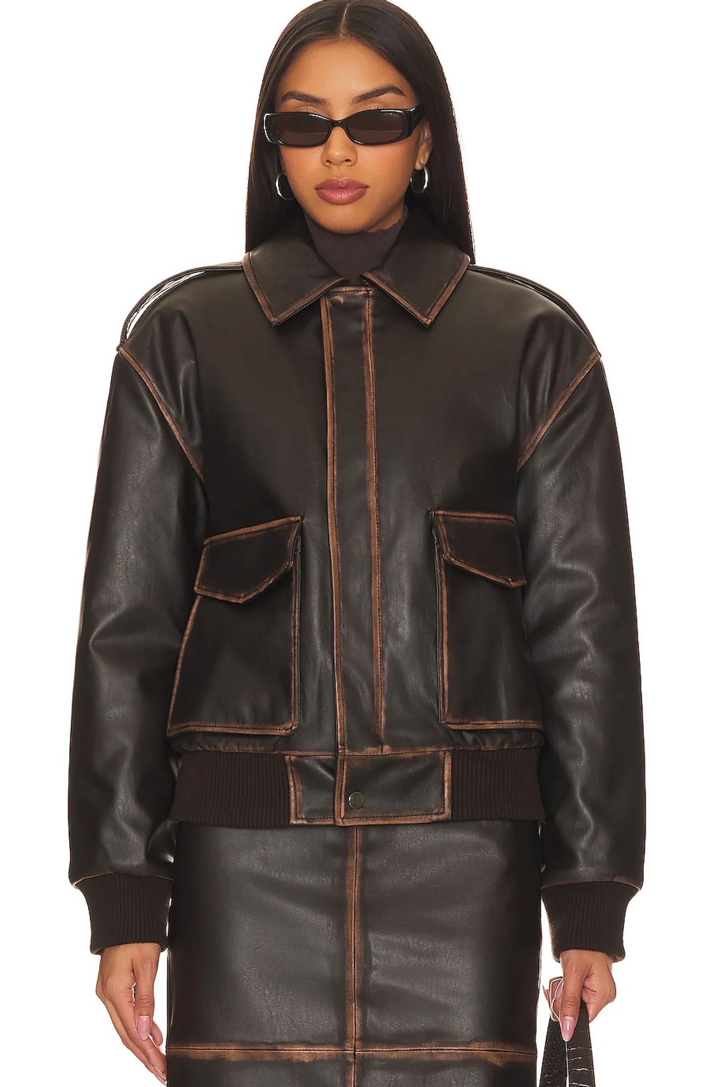 Bo Faux Leather Jacket