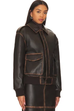 Bo Faux Leather Jacket