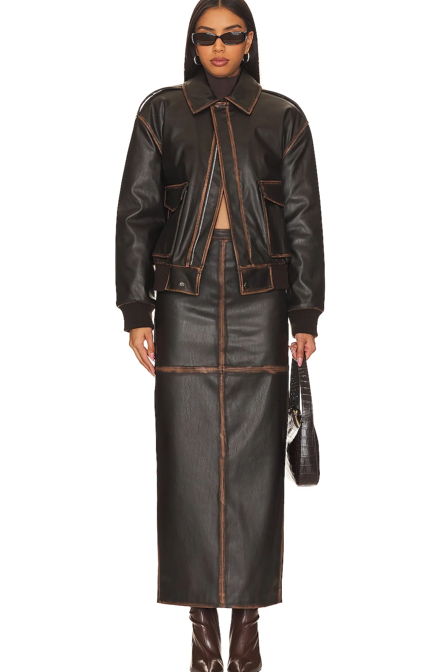 Bo Faux Leather Jacket