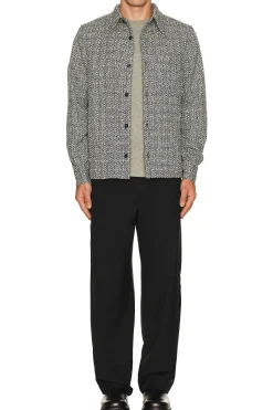 Boucle Tweed Shirt Jacket