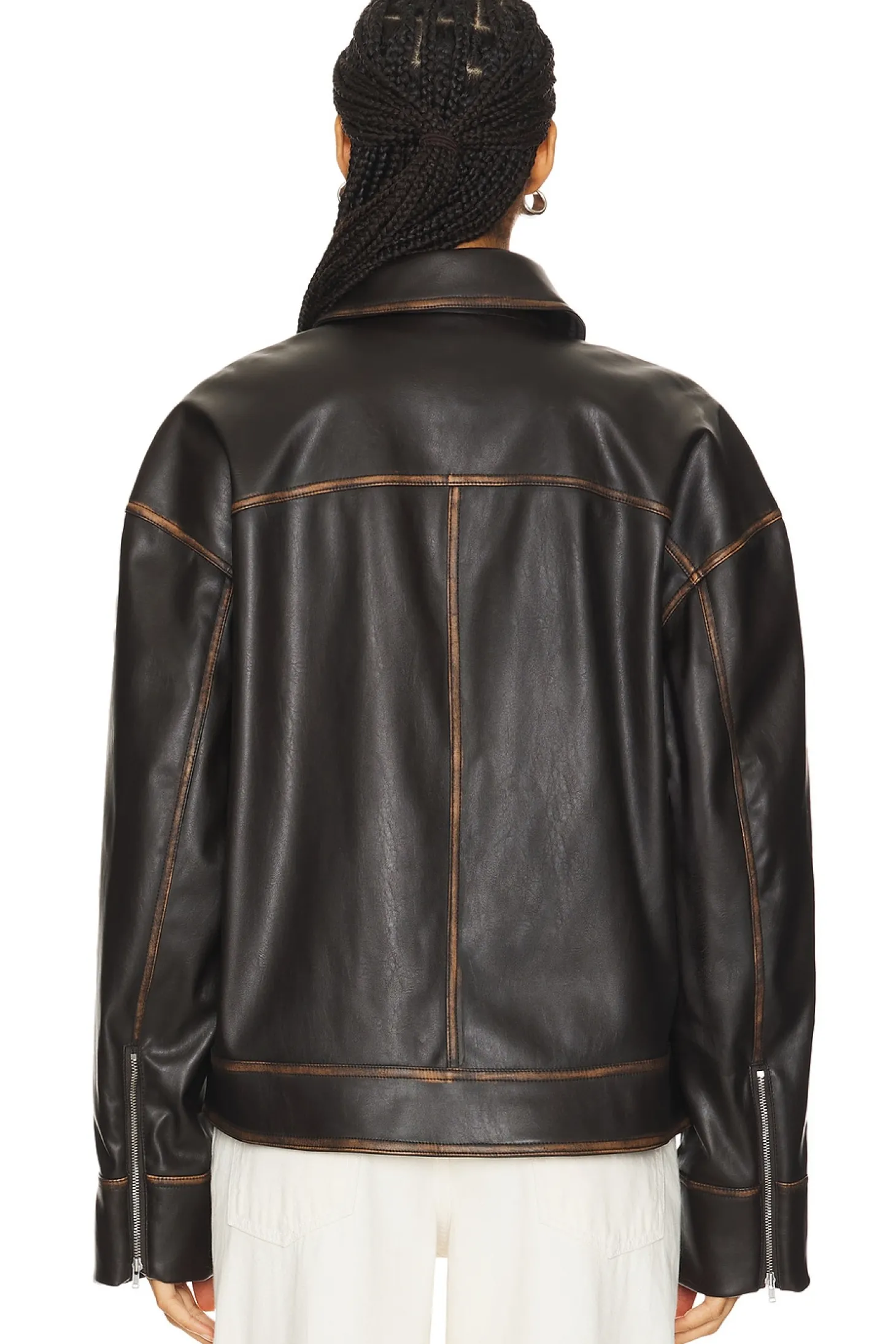 Brinley Faux Leather Jacket
