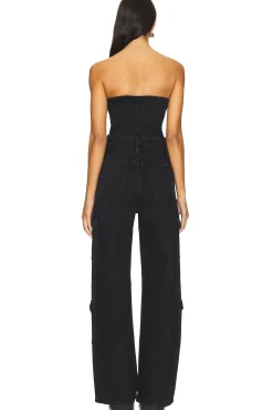Bustier Cargo Jumpsuit