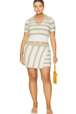 by Marianna Drea Striped Knit Top