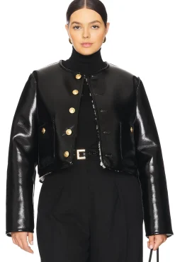 By Marianna Pauchet Reversible Faux Sherpa Jacket