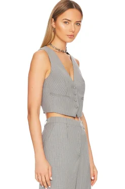 Callista Pin Stripe Vest