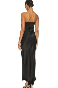 Camille Strapless Cut Out Midi Dress