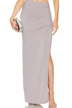 Campbell Ruched Maxi Skirt